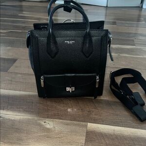 Henri Bendel Black Leather Bag